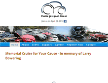 Tablet Screenshot of cruiseforyourcause.org